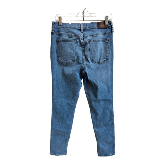 Madewell 10 Inch High Rise Roadtripper Skinny Slit Hem Womens Size 29 Blue - Picture 3 of 16